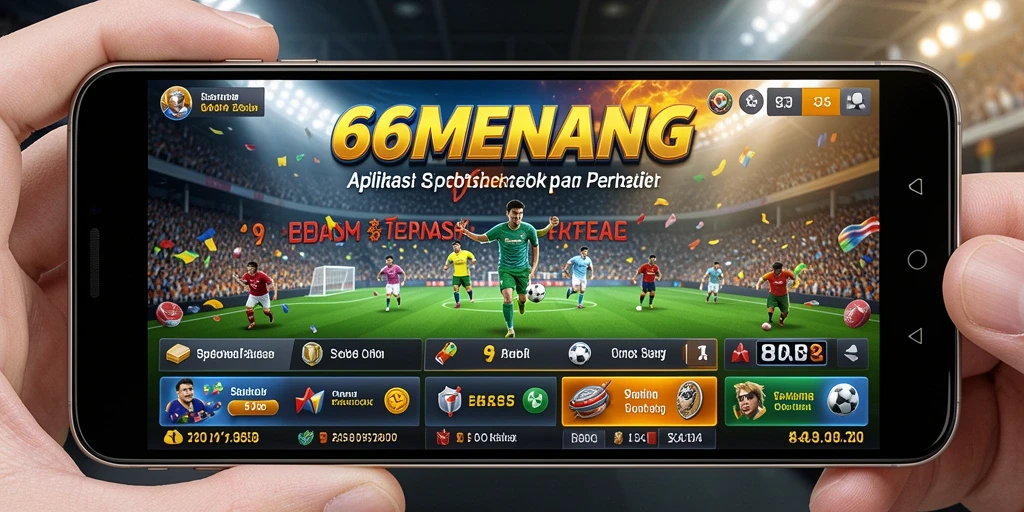 Tampilan gameplay sportsbook 66MENANG yang menarik.