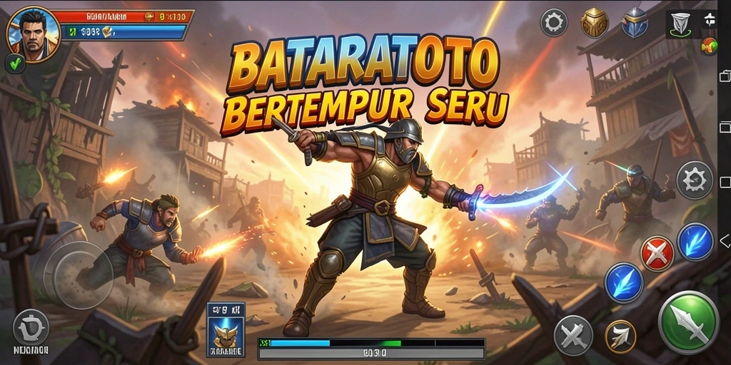Gameplay seru BATARATOTO dengan aksi mendebarkan di setiap sudut.
