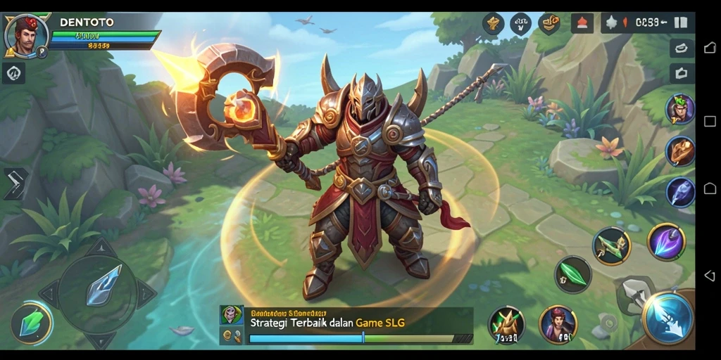 Tampilan menawan dari gameplay DENTOTO yang penuh strategi.