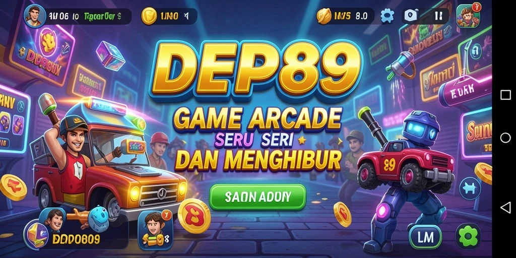 Tampilan gameplay dan aksi seru dalam DEPO89.