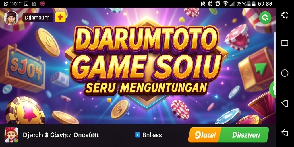 Tampilan gameplay DJARUMTOTO yang seru dan menarik.