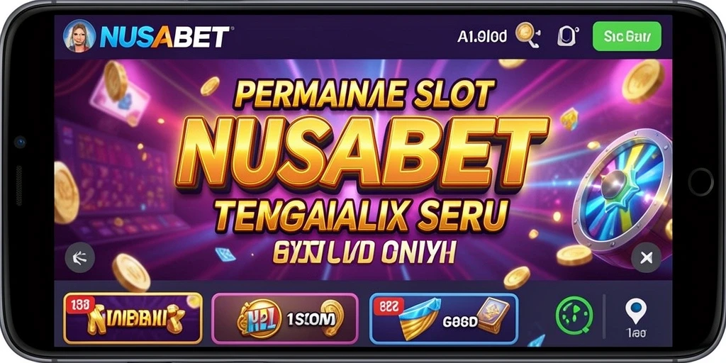 Tampilan gameplay menarik dari aplikasi slot NUSABET.
